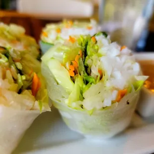Fresh Rolls (Veggie) w/ Peanut Sauce