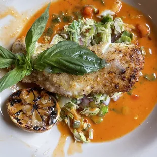Trattoria Lisina halibut