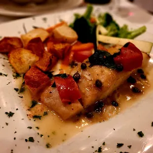 a plate of food on a table