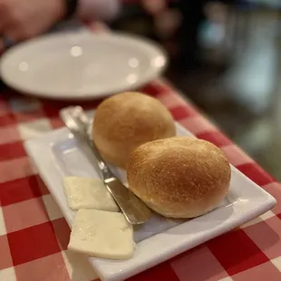 Free bread comes with pasta orders