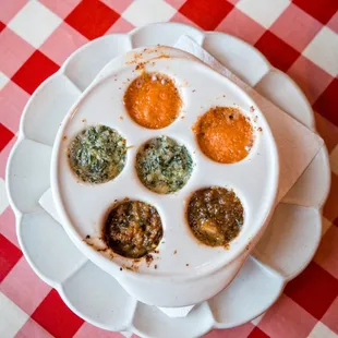 Green Mussel "3 Ways" Escargot Style