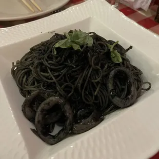 Squid Ink Spaghetti