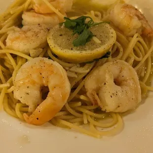 Shrimp pasta