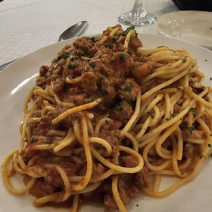 Spaghetti Bolognese.