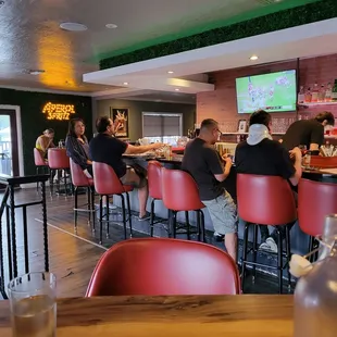 Didn't have a rez, but was able to grab a first come table upstairs.