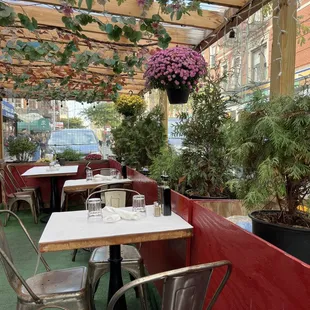 Outdoor seating