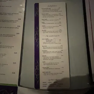 Happy hour menu part 2