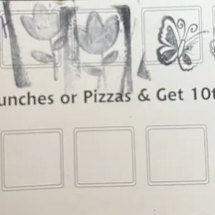 New card towards a free dinner