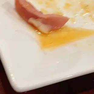 Food was alright but I found a hair in my food