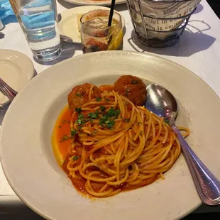 Spaghetti and Meatballs