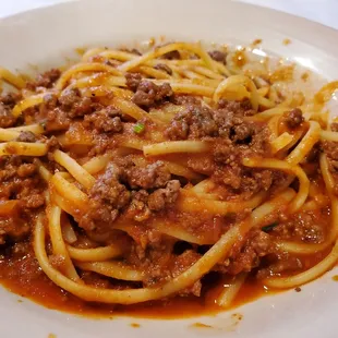 Linguine Bolognese