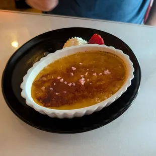 Butterscotch creme brulee