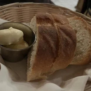 Complementary fluffy warm bread!'