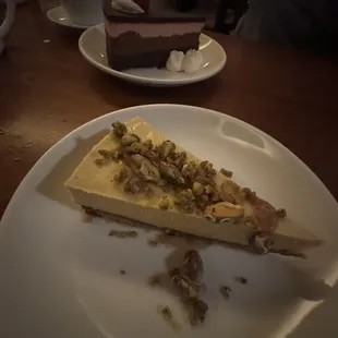 Pistachio cheesecake