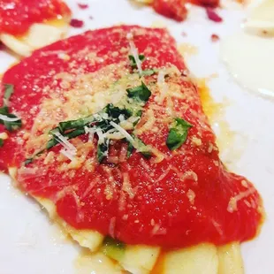 House-made Ravioli stuffed with ricotta and spinach