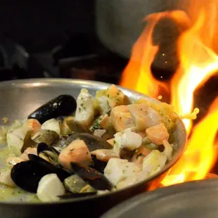 Fresh seafood served daily