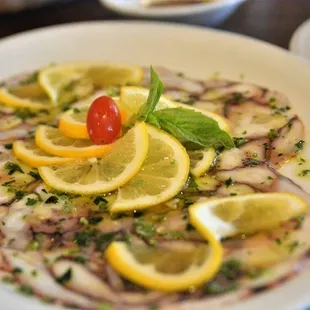 Octopus Carpaccio