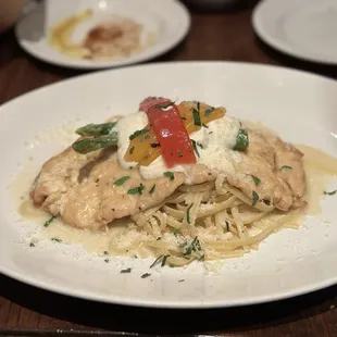 Francese chicken with lemon white wine sauce