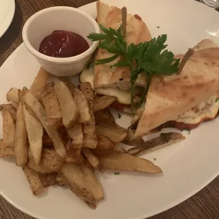 Eggplant parm Sandwich
