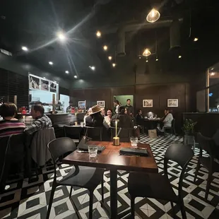 The whole shebang.  Small but inviting.