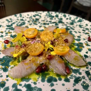 The Hamachi Crudo was balanced and refreshing.