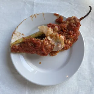 Stuffed banana pepper