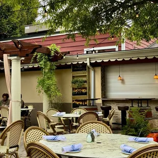 Outdoor sitting area