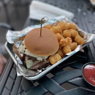 Mushroom &amp; Swiss Burger