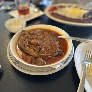 Khoresh bademjoom with saffron rice