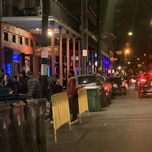 Frenchmen Street at night