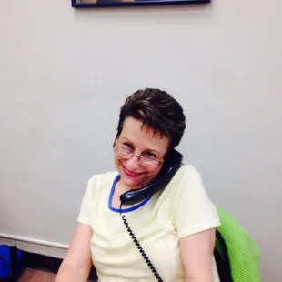 Joyce hard at work!!