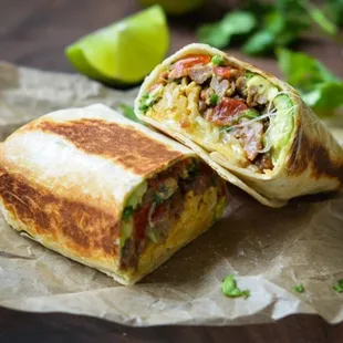 burritos and wraps, food