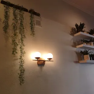"plant" portion of the restaurant