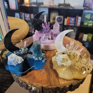 Hand crafted crystal Moon Garden Grids