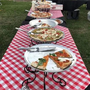 As you can see we were loving the pizza!