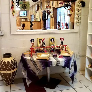 a table set for a party
