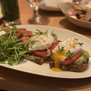 Poached Eggs Avocado Toast