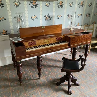 Original small piano still works and is used for events