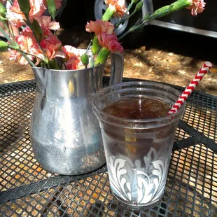 Iced tea, so fancy.