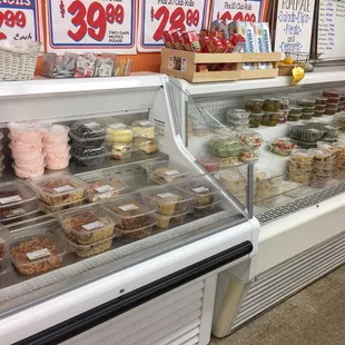 Expanded the grab and go section.. So many yummy items.