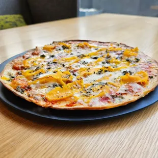Squash &amp; Sage Pie: gruyere, mozzarella, parmesan, butternut squash ribbons, tomato, savory herbs