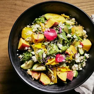 Summer Peach &amp; Feta Salad