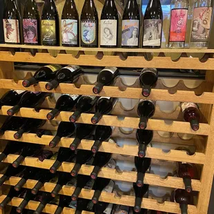 Wide selection of wines