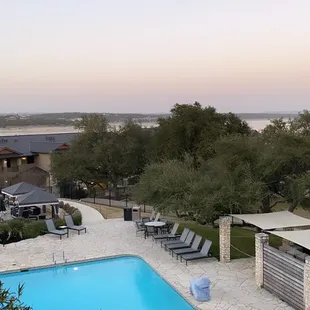 a view of a swimming pool