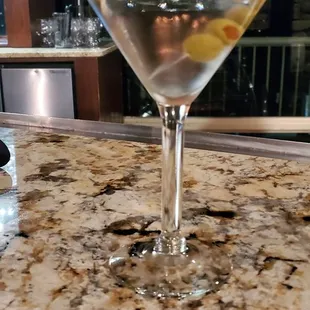 Martini at the bar