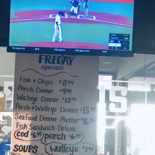 The specials and baseball game