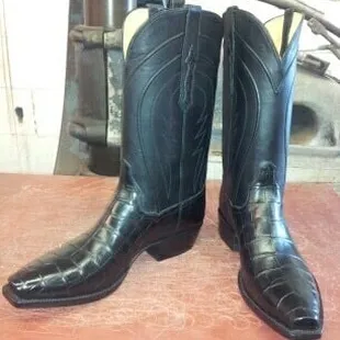 Alligator and calf grey and black!