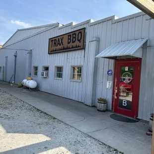 Outside going into Trax