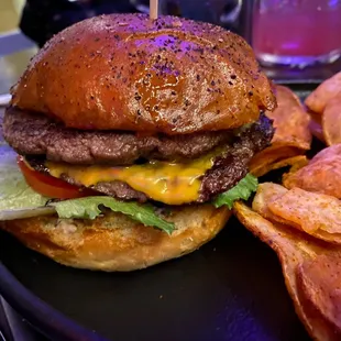 Trax Burger - a classic take on the double cheeseburger trend