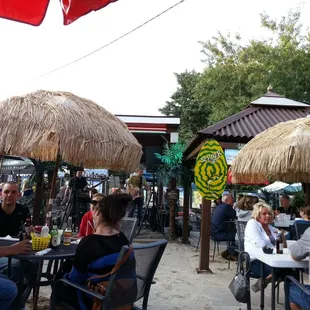 Outside patio bar